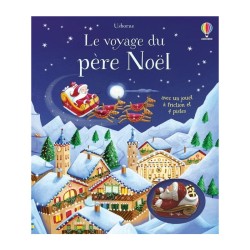 Le voyage du Père Noël - Livre avec jouet à friction